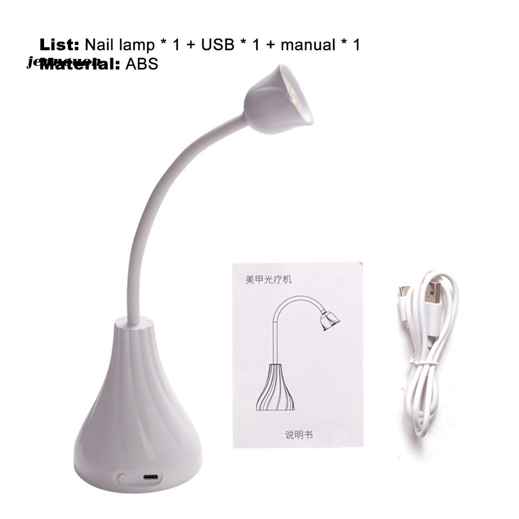 Máy Sấy Khô Móng Tay 6 Bóng LED UV Có Thể Sạc Lại