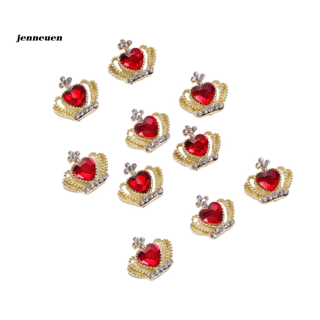 Jen Bộ 10 Đá Trang Trí Hoàn Hảo: Vương Miện Có Thể Sử Dụng Cho Tất Cả Các Loại Móng Tay Đó Là Món Quà Lý Tưởng Cho Bạn Gái Bạn Thân Etc On Mother 'S Day Vale