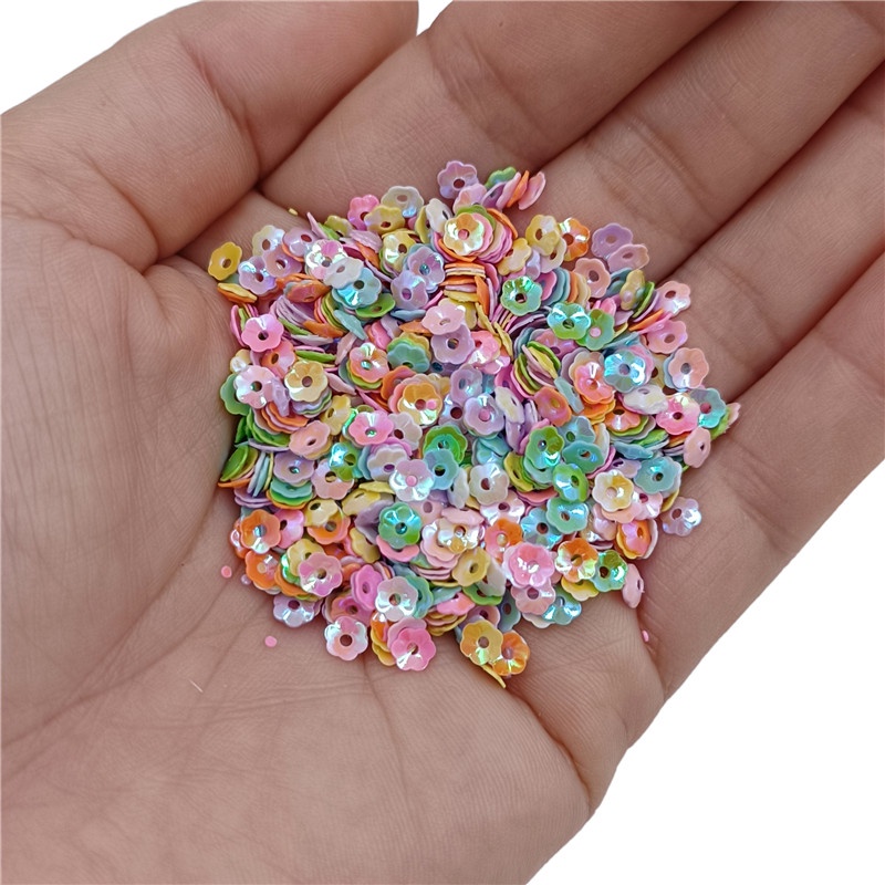Set 1000 Miếng Dán PVC Hình Hoa Mận Đính Kim Sa Lấp Lánh Thời Trang