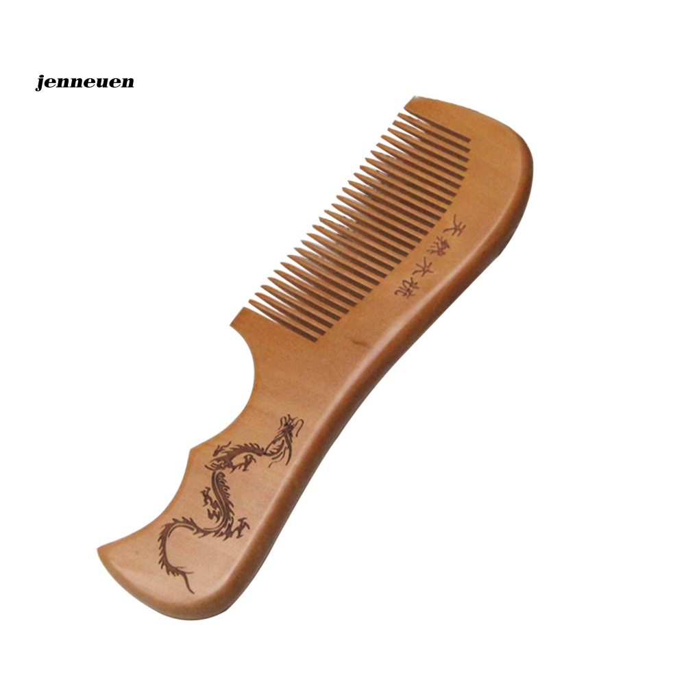 Lược Gỗ Đào Chải Tóc Mát Xa Da Đầu Chống Tĩnh Điện