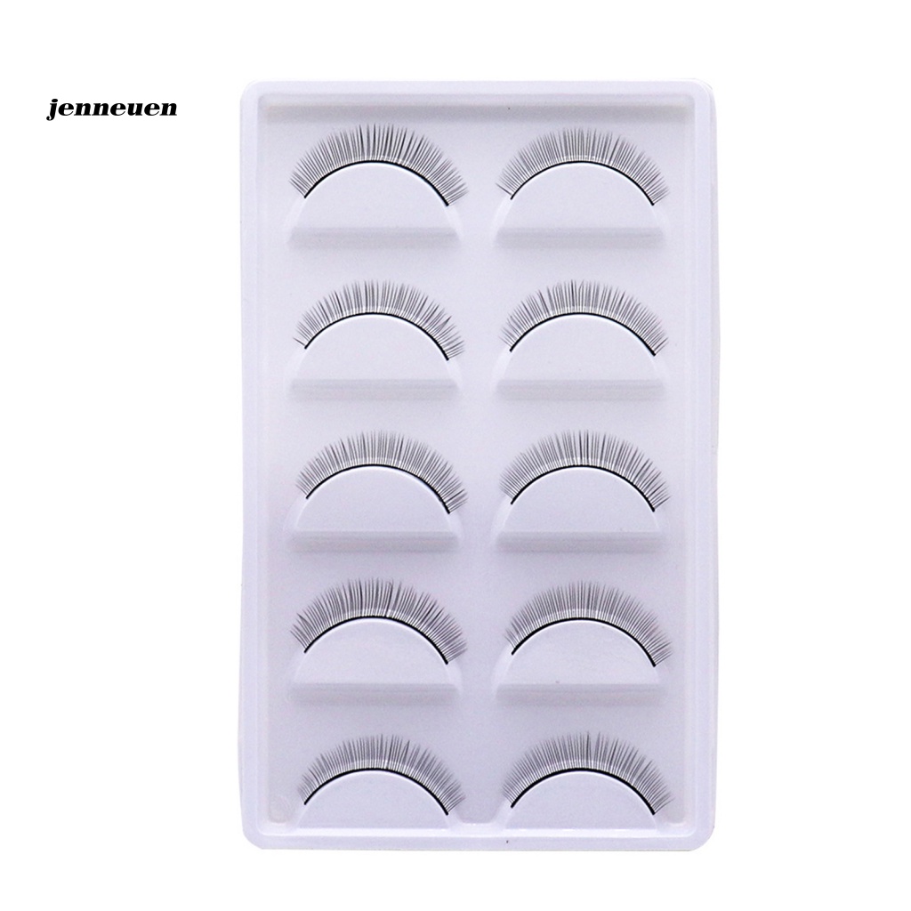 Hộp 5 Cặp Lông Mi Giả Đơn Giản Dành Cho Nữ