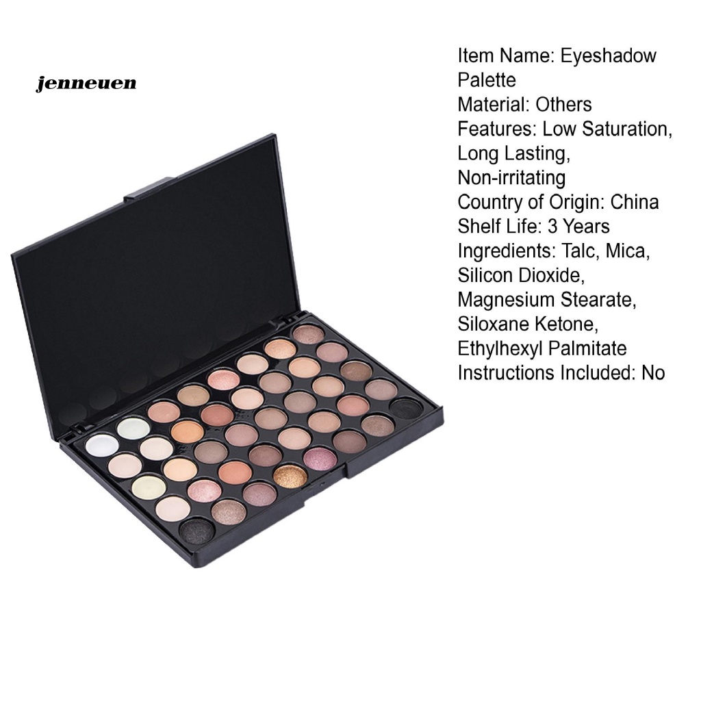 Bảng Phấn Mắt 40 Màu Sắc Bền Màu Lâu Trôi Độc Đáo