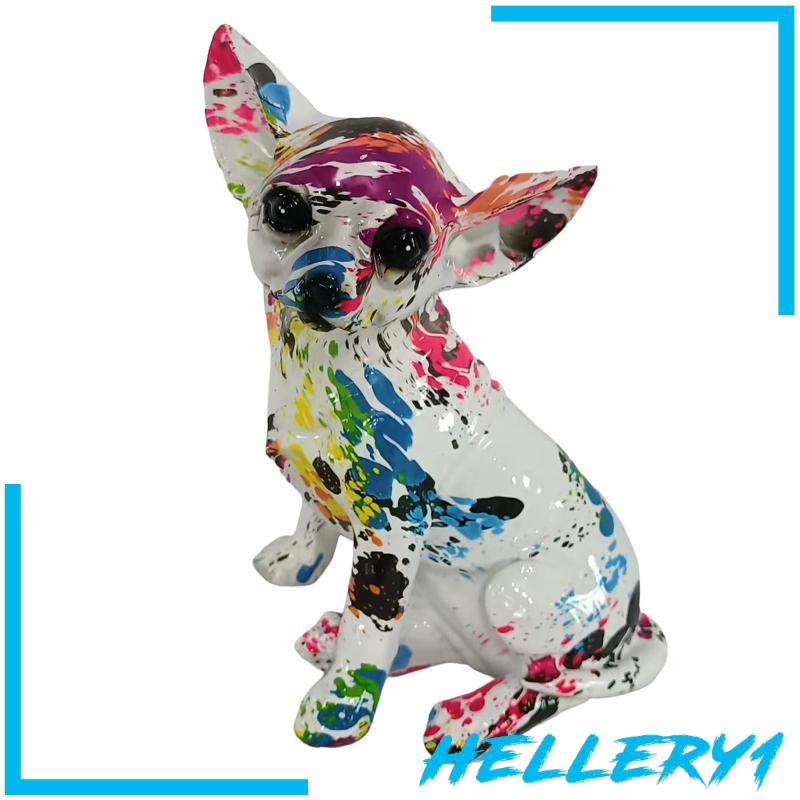 Đồ trang trí Chihuahua Bằng Nhựa Resin Thủ Công Hiện Đại Trang Trí Nhà Cửa