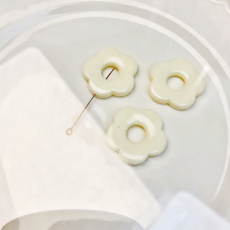 Vòng cổ Mặt Acrylic Hình Hoa Ngọt Ngào Phong Cách Bohemian Thời Trang Cho Nữ