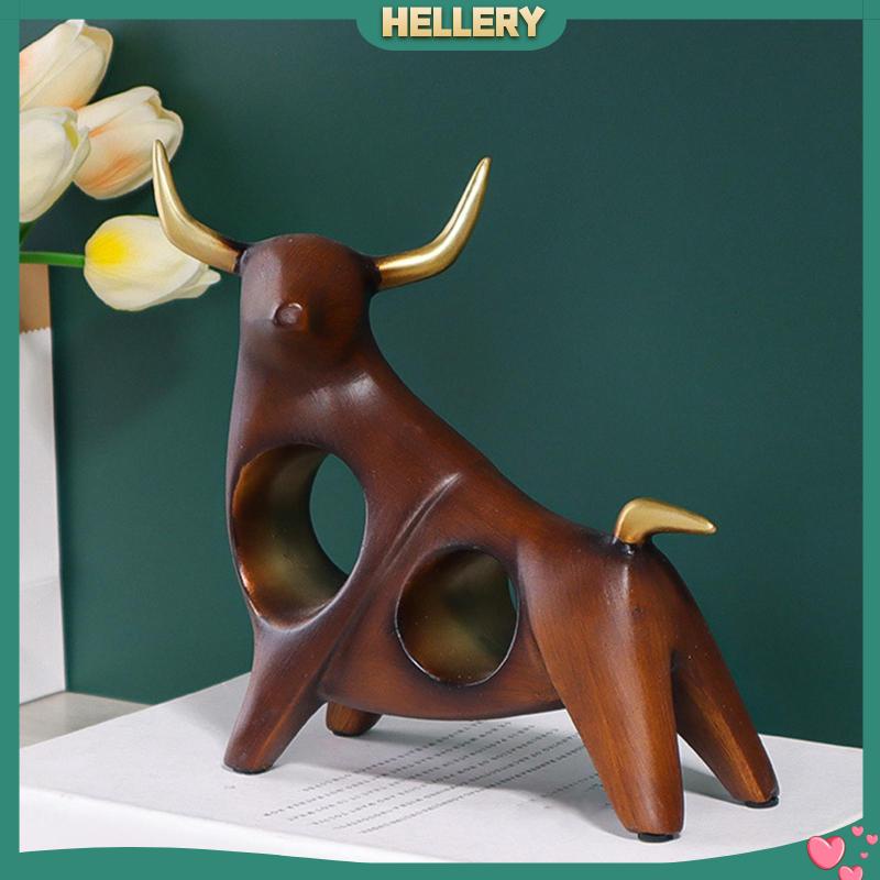 Mô Hình Bò Sữa Bằng Nhựa Resin Thủ Công Để Bàn Trang Trí Nhà Cửa / Văn Phòng