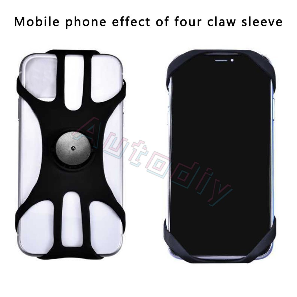 Giá Đỡ Điện Thoại Chống Trượt Gắn Xe Máy / Xe Đạp Điện