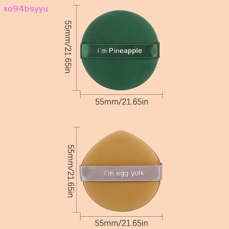 Set 1 / 3 Mút Trang Điểm xo94bsyyu Mềm Mại Đàn Hồi Cao Không Ăn Phấn Ướt / Khô Đa Ứng Dụng