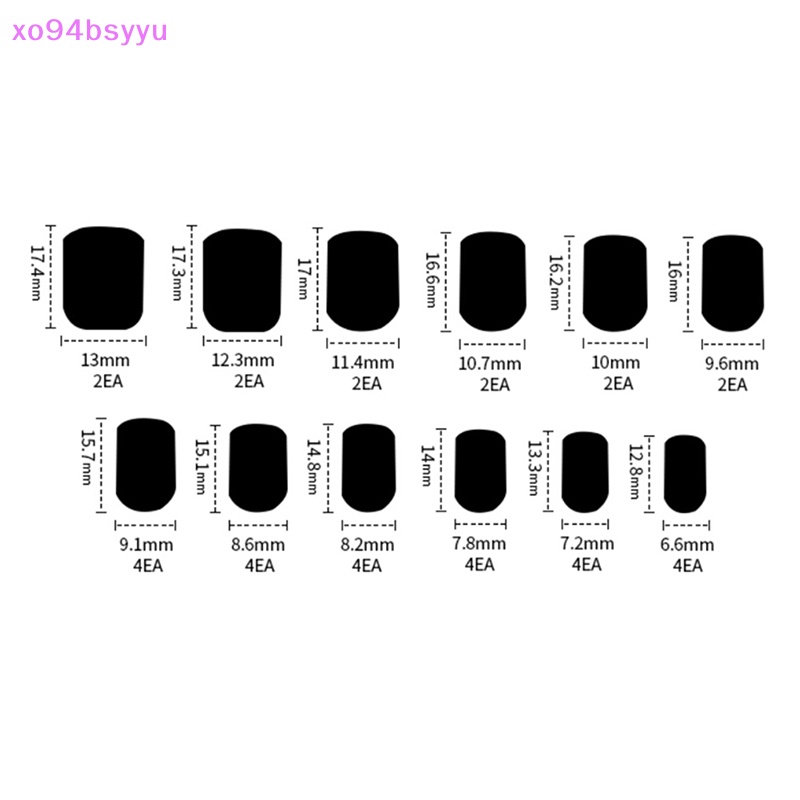 Bộ 24 Móng Tay Giả Bằng Acrylic Tự Nhiên Xo94Bsyu X94Bsyyu