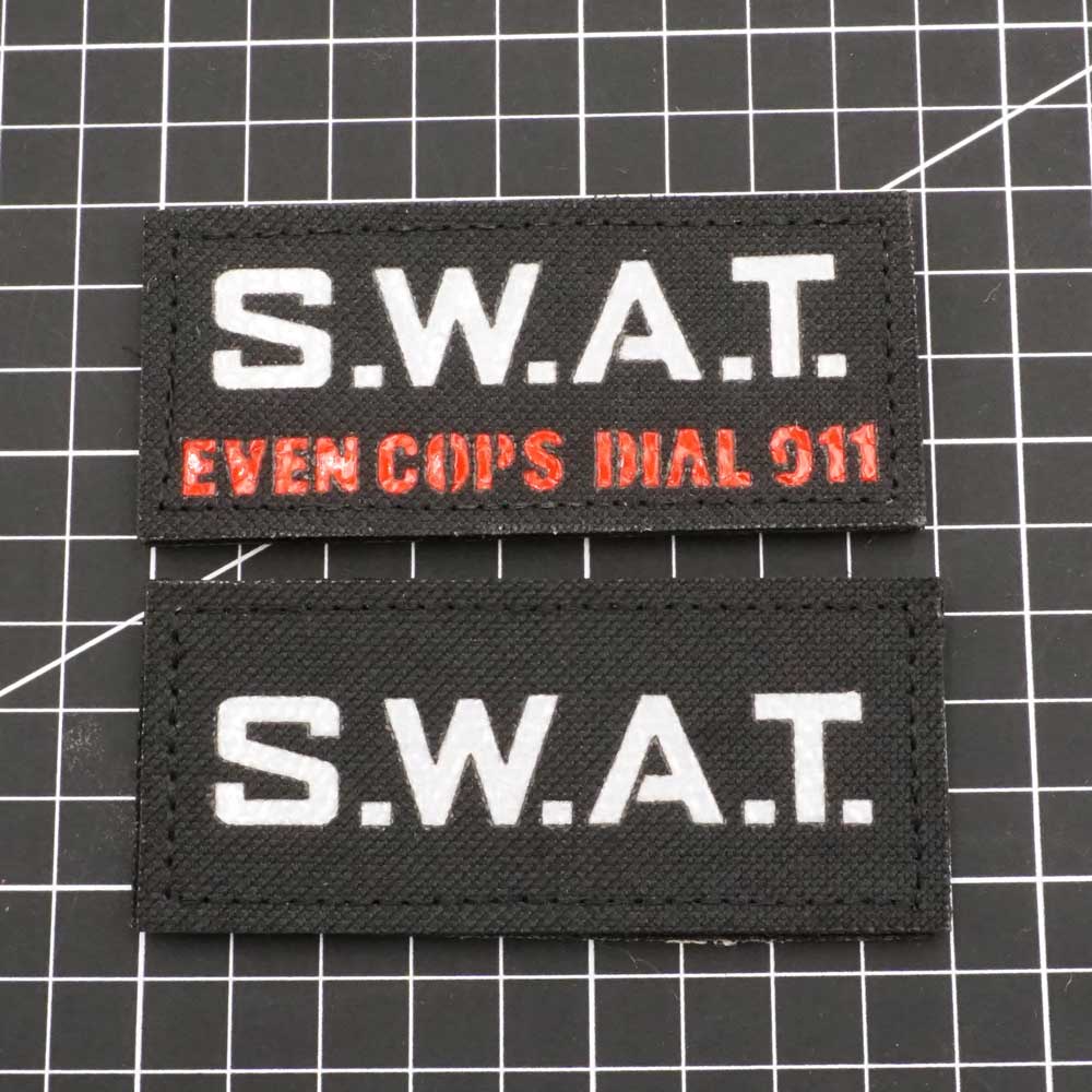 Huy Hiệu S.W.A.T Phản Quang Thêu Huy Hiệu 3D Trang Trí Balo / Huy Hiệu / Cánh Tay / Băng Cá Nhân / Biểu Tượng Quần Jean