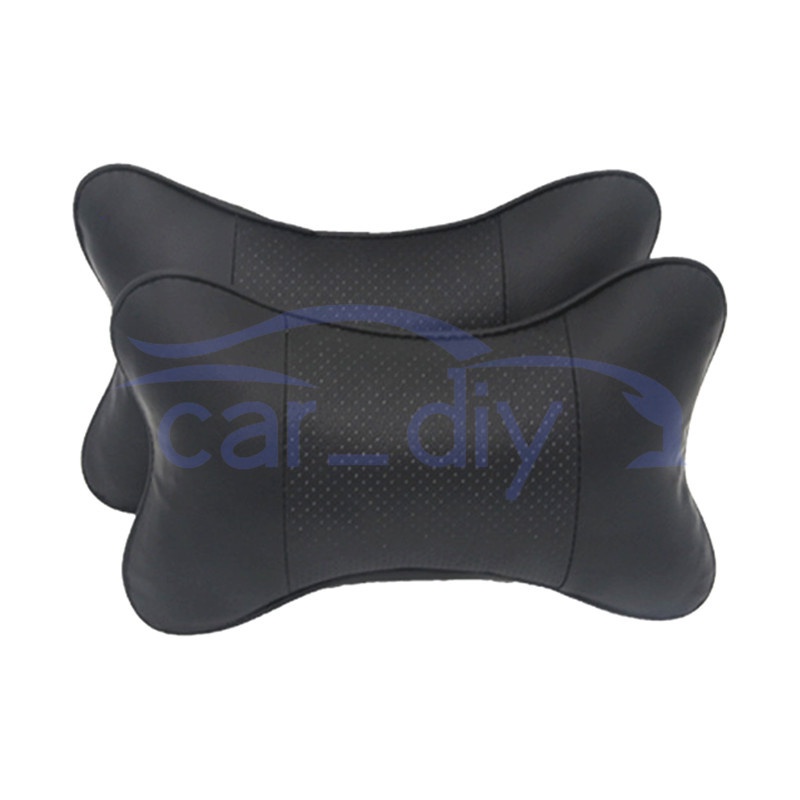 Gối Tựa Đầu Bằng Da PU Mềm Mại Thoải Mái Thông Dụng Trang Trí Nội Thất Xe Hơi