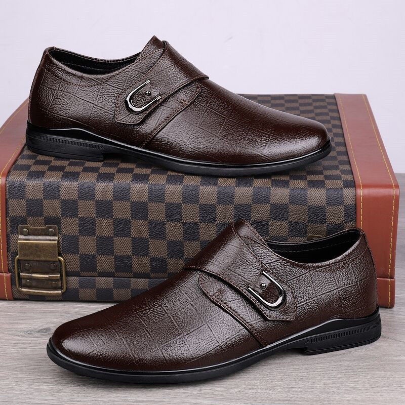 Giày Da Phong Cách Doanh Nhân Thời Trang Mùa Thu 2022 ZW5W Siêu Nhẹ Chống Mòn Cho Nam