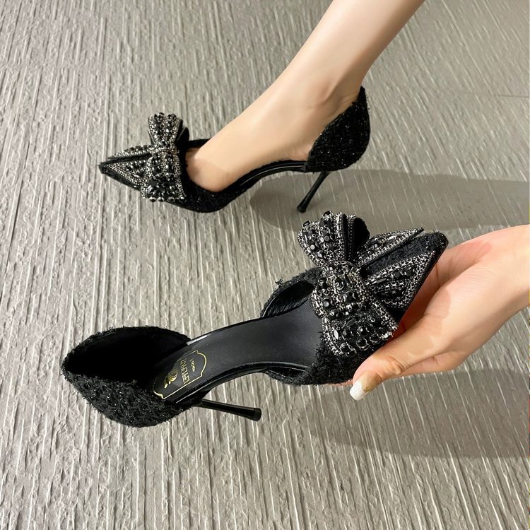 Giày Cao Gót Mũi Nhọn Thời Trang Dành Cho Nữ / Size 34-39