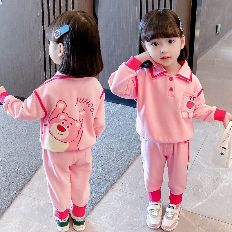 Bộ Áo Khoác cardigan Và Áo Khoác Siêu Dễ Thương Thời Trang Xuân Thu Cho Bé Gái