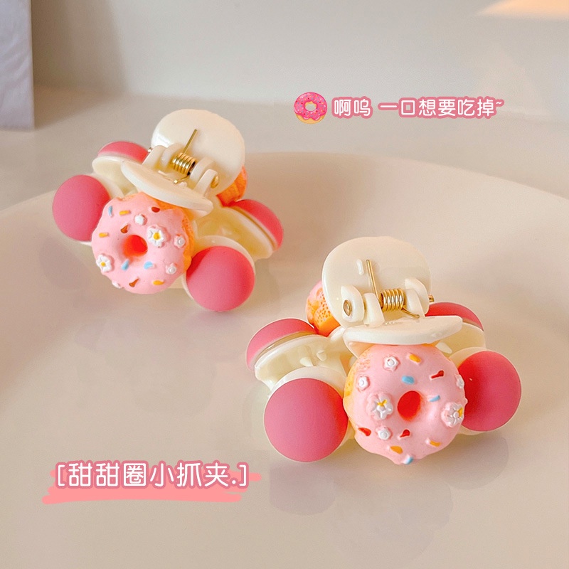 Kẹp Tóc Nhỏ Bằng Acrylic Màu Kẹo Họa Tiết Hoạt Hình Dễ Thương Cho Bé