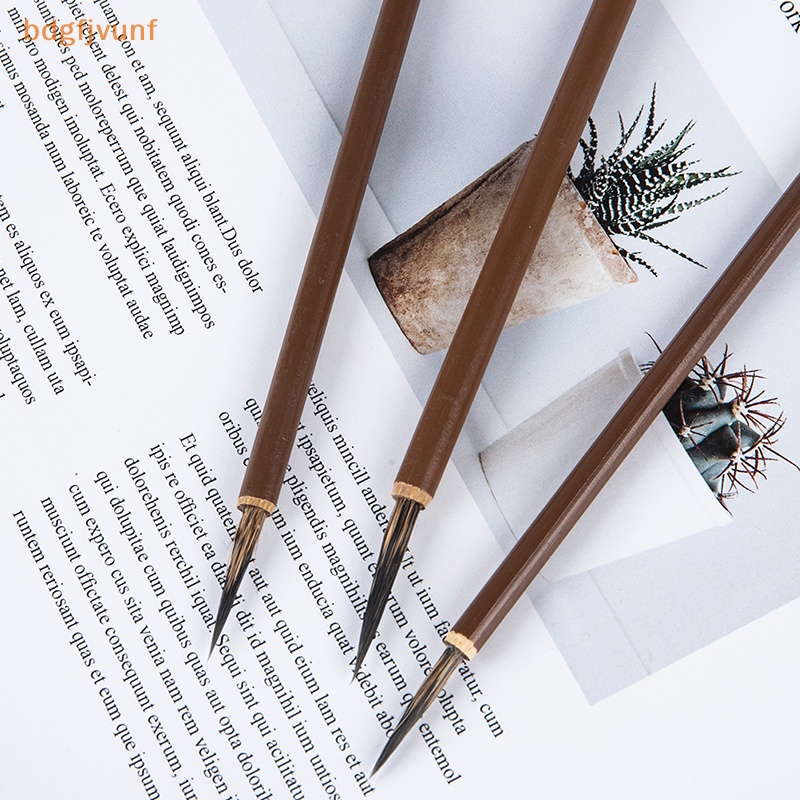 Set 3 Cọ Vẽ Tranh Thư Pháp Chuyên Dụng