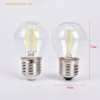 Bóng Đèn LED Dây Tóc 2W / 4W / 6W E27 COB / G45