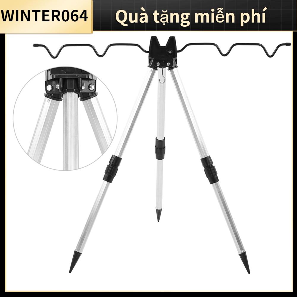 Hợp Kim Nhôm Mini Co Giãn Cần Câu Chân Đế Tripod Ultrashort Gấp Biển Cực Giá Đỡ Phụ Kiện Thiết Bị Winter064