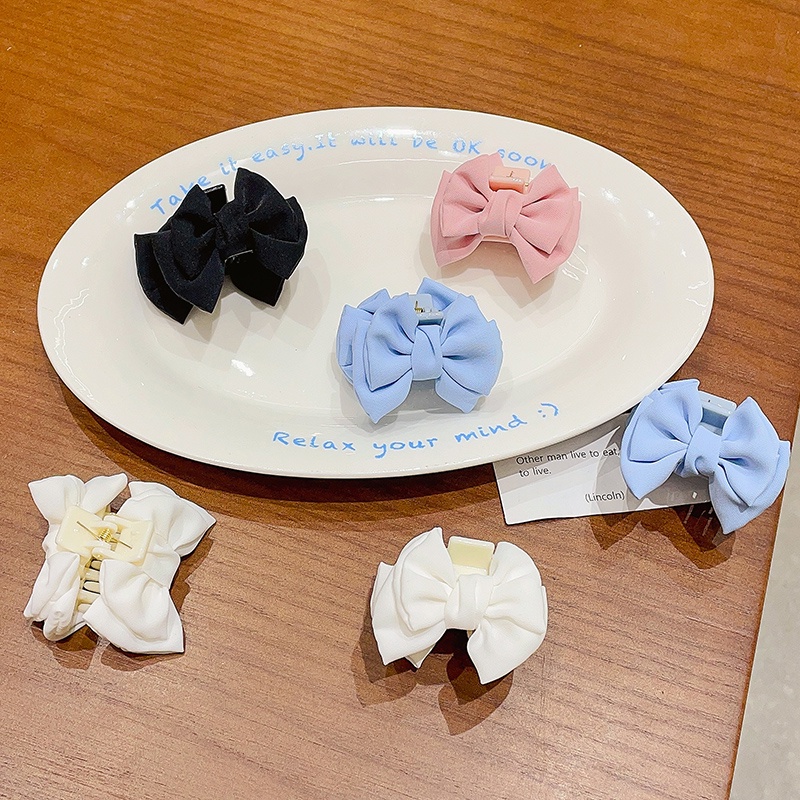 Kẹp Tóc Hình Nơ Nhiều Màu Sắc Ngọt Ngào Phong Cách Hàn Quốc Dễ Thương Dành Cho Bé Gái