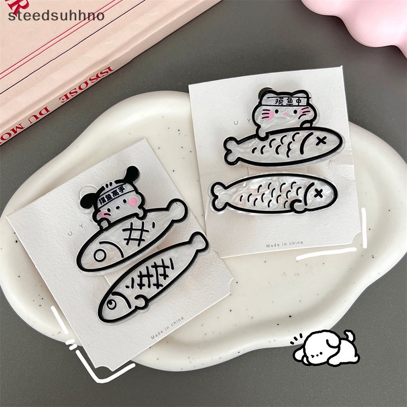 Kẹp Tóc Hình Cá Nhỏ Bằng Acrylic Phong Cách Nhật Bản Thời Trang hhno