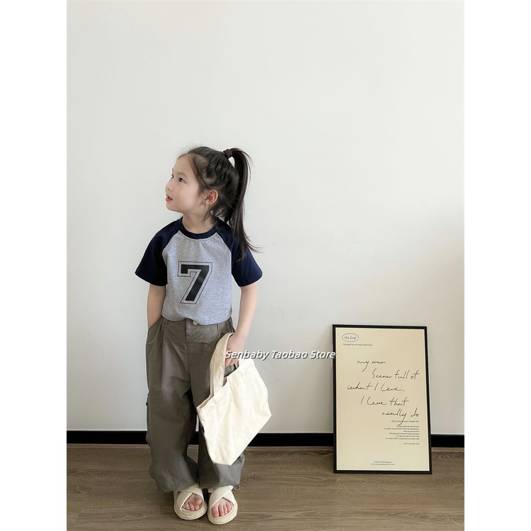 Áo Thun Tay Ngắn Thời Trang Mùa Hè Mới Dành Cho Bé Gái