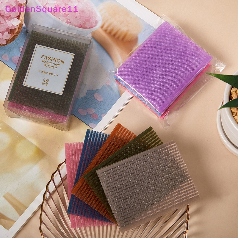 Set 10 Miếng Dán Ổn Định Tóc Mái Trước Thời Trang Màu Pastel Dành Cho Bạn Nữ