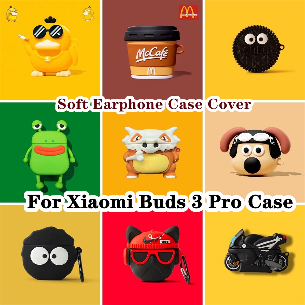 Vỏ Bảo Vệ Hộp Sạc Tai Nghe Xiaomi Buds 3 Pro Xiaomi Buds 3 Pro Mềm Chống Rơi Hình Shiba Inu Dễ Thương