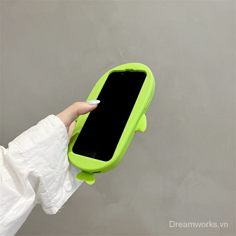 Ốp Điện Thoại Silicon Mềm Hình Dép Hình Cá Mập Ba Chiều Sáng Tạo Cho iPhone14promax 13 12 11 13promax XSA8