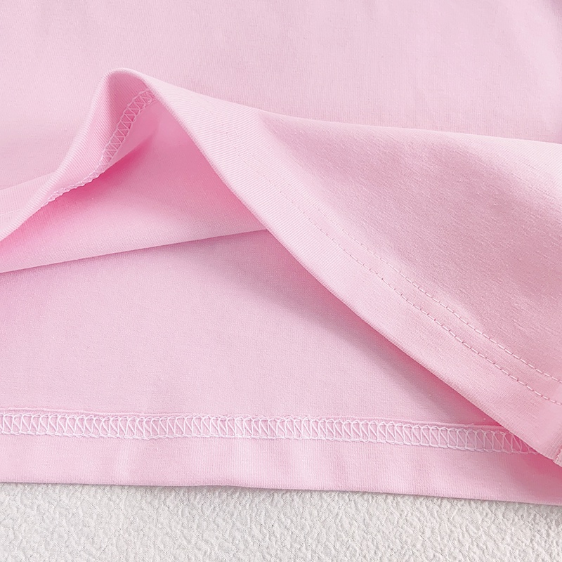 Áo Thun cotton Thoải Mái In Họa Tiết Hoạt Hình Phong Cách Hàn Quốc 2023 Cho Bé Gái