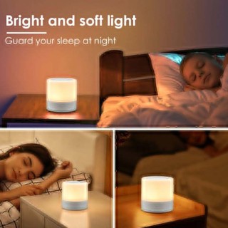 Touch Night Light USB Rechargeable LED Bedside Table Lighting Lamp Dimmable Gift