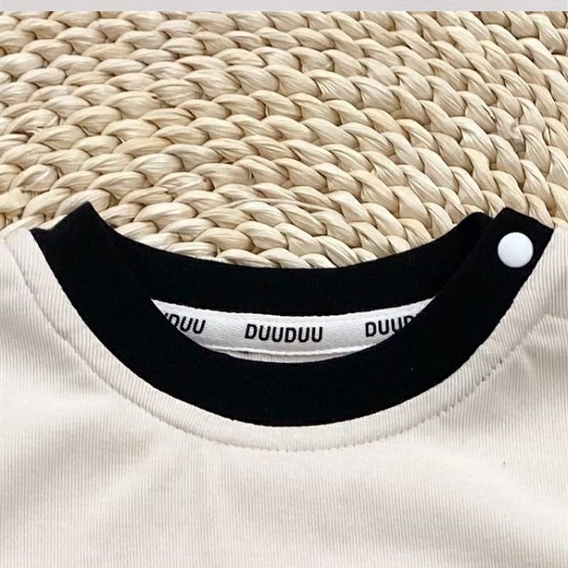 Bộ Áo Liền Quần Tay Lỡ In Hoạt Hình Dành Cho Bé Sơ Sinh