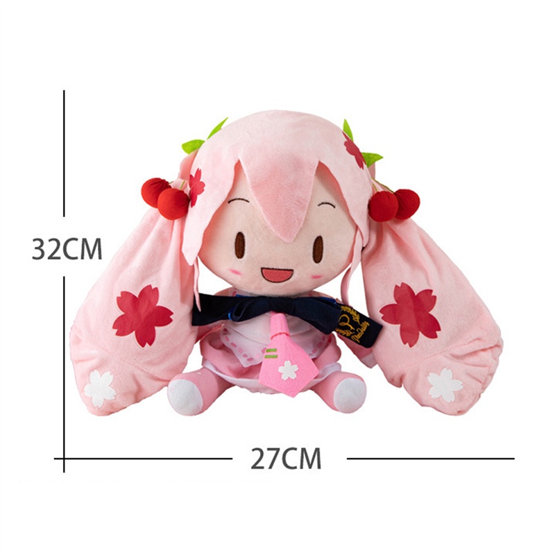 Thú Nhồi Bông Hình Hatsune Miku 32cm Dễ Thương