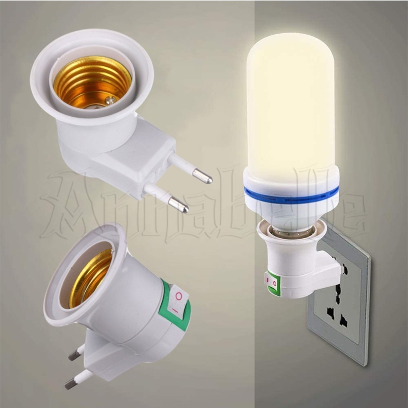 Chuôi Đèn Tròn Thông Minh 220V E27 Có Công Tắc Gắn Tường Tiện Dụng