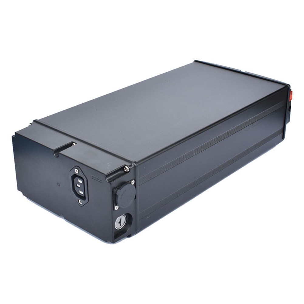 Hộp Pin Lithium 1865o / 21700 385x172x95mm Màu Đen Cho Xe Đạp Điện