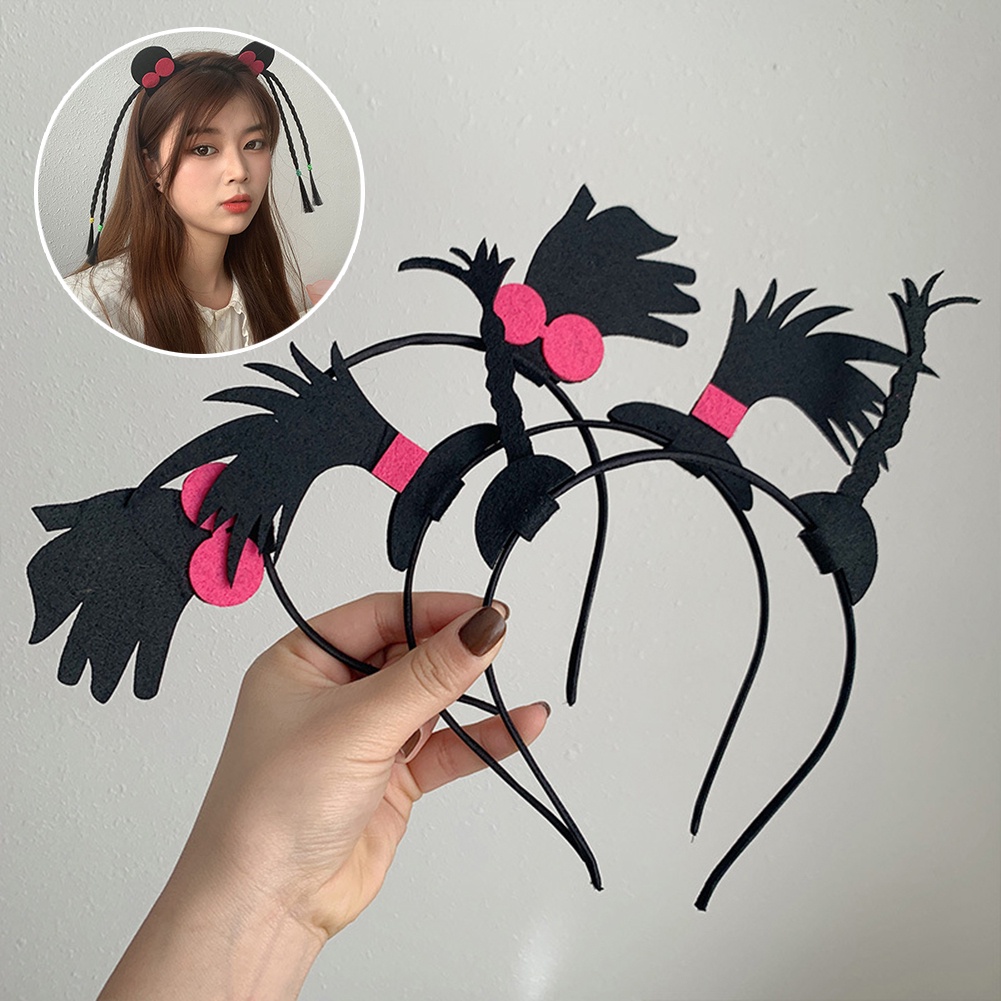 1 Băng Đô Cài Tóc Hình Hoạt Hình Vui Nhộn Cho Nữ