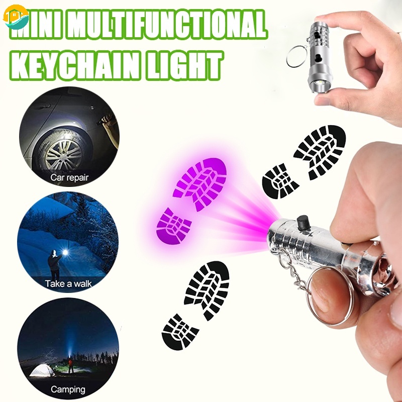 Móc Khóa Đèn LED Mini Đa Năng Tiện Dụng Khi Đi Cắm Trại / Leo Núi