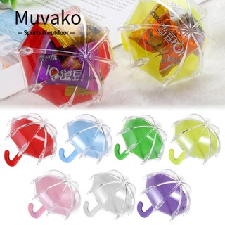 Muvako Hộp Đựng Kẹo Trong Suốt Hình Cây Dù