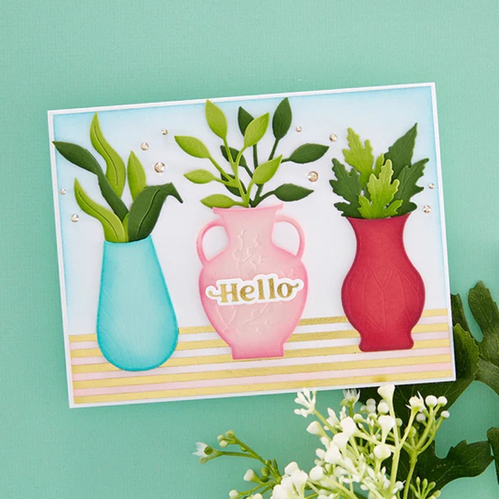 Daffodil Khuôn Cắt Giấy Kim Loại diy Hình Bình Hoa Xinh Xắn