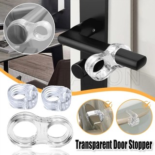 Miếng chặn cửa bằng silicon trong suốt chống va chạm bảo vệ an toàn cho bé
