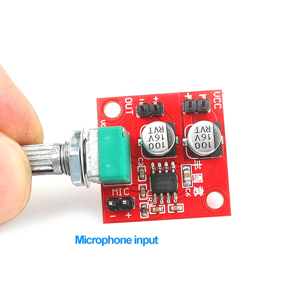 RIRIHI Bảng Mạch Khuếch Đại Âm Thanh Micro DC4-12V LM386 Chuyên Dụng