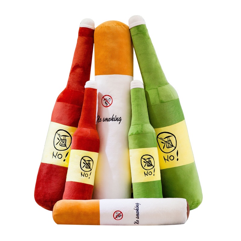 Búp Bê Nhồi Bông Hình Chai Rượu Cỡ Lớn Sáng Tạo