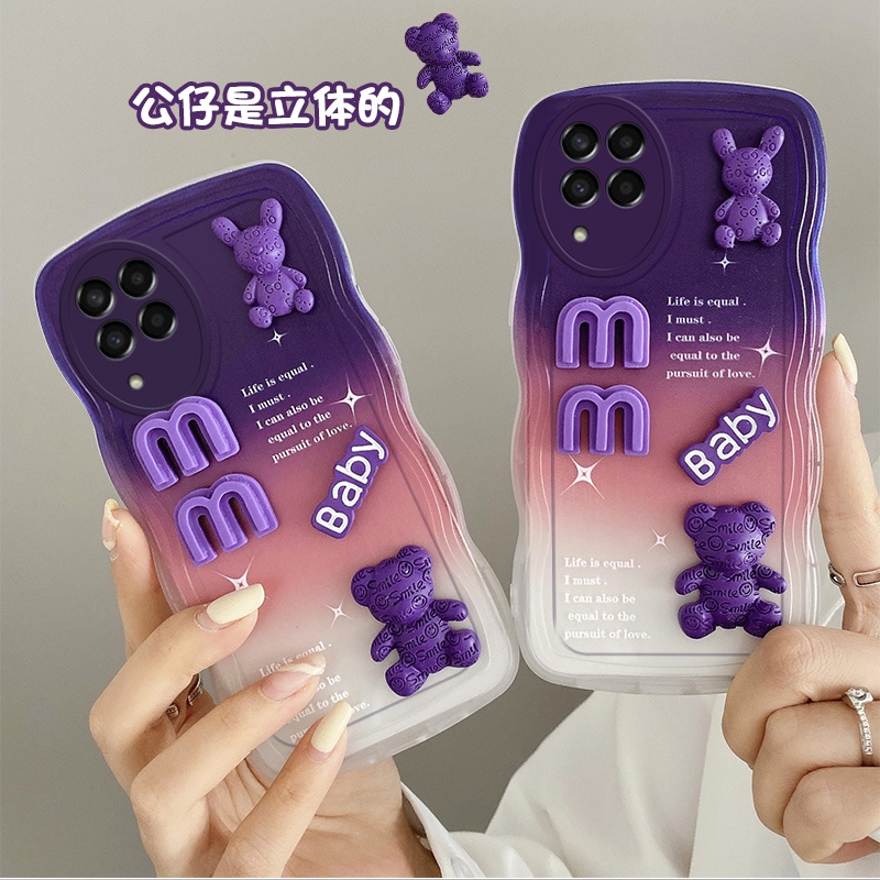 Ốp lưng samsung M53 5g   Ốp Điện Thoại Đính Búp Bê 3D Xinh Xắn Cho samsung M53 5g Dễ Thương