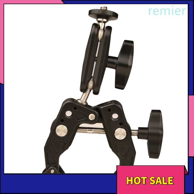 Kẹp máy ảnh re 360-degre ball head magic arm kẹp với 1/4 3/8 "lỗ cho màn hình máy ảnh slr micrô đèn led