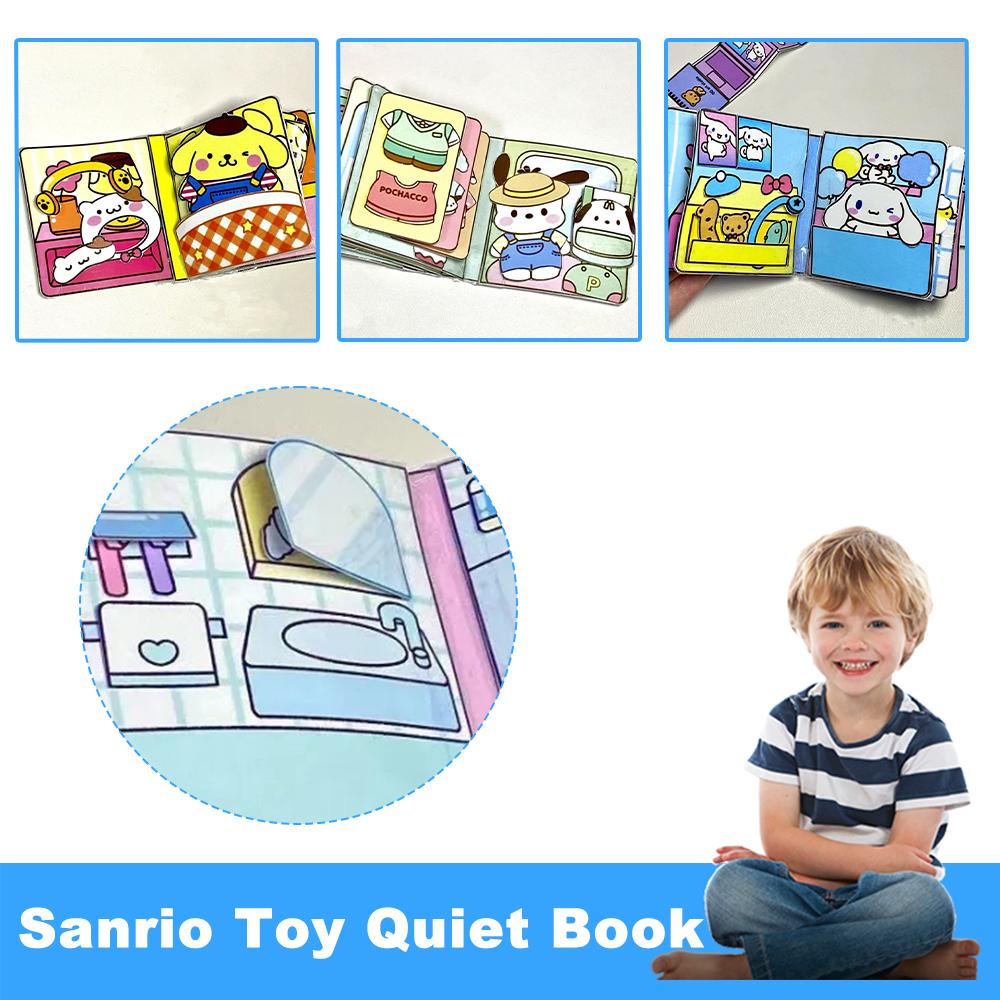 Phim hoạt hình sanrio toy quiet book pacha dog guiyu dog handmade toy