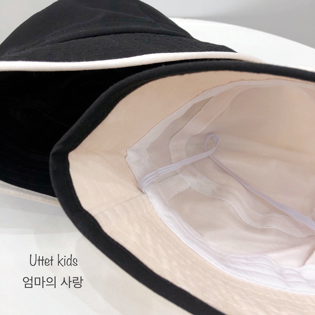 MŨ BUCKET VÀNH 52CM PHONG CÁCH HÀN QUỐC CHO BÉ GÁI VÀ BÉ TRAI