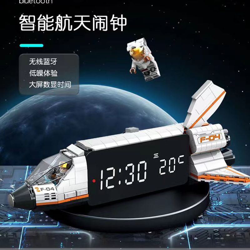 Đồng Hồ Báo Thức Lắp Ráp Lego Hình Chim Cú Đa Năng