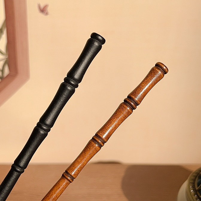 Trâm Gỗ Cài Tóc Màu Đen Phong Cách Trung Hoa Thời Trang Mùa Hè Cho Nữ