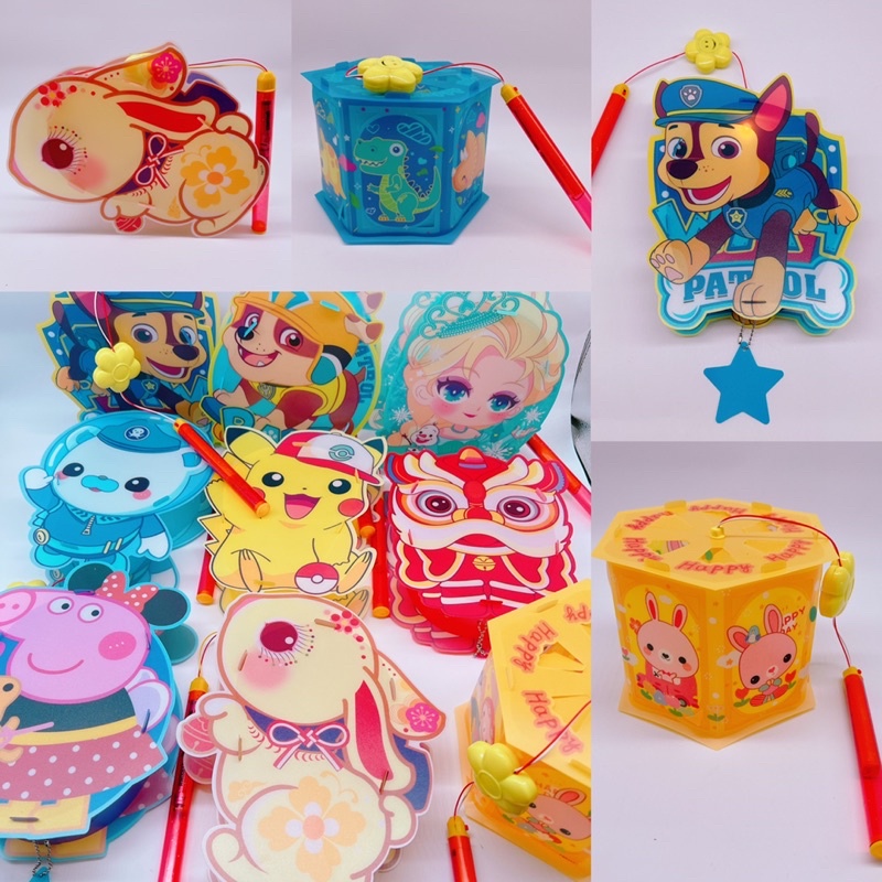 Lồng đèn trung thu có nhạc và đèn siêu xinh, lồng đèn gấu dâu 2023