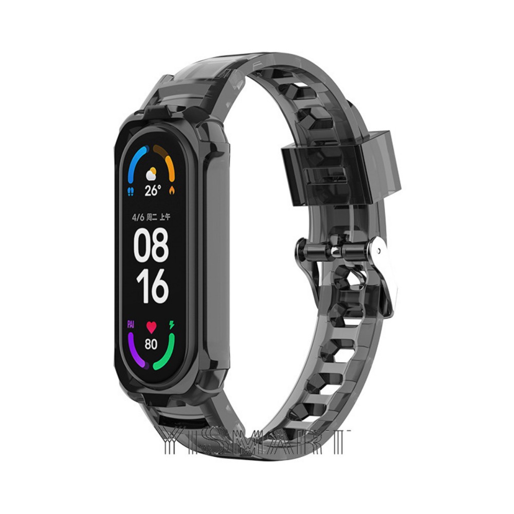 Vỏ glacier cho xiaomi mi band 3 4 5 6 7 dây đeo tay tpu mềm cho miband band 8 phụ kiện dây đeo thay thế