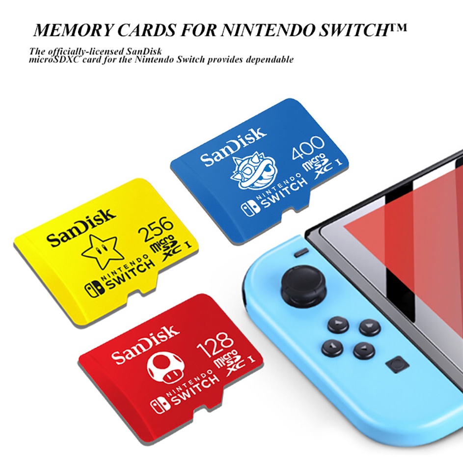 Thẻ Nhớ Micro SD 64GB 128GB 256GB 512GB UHS-I C10 Micro Sdxc Mở Rộng Máy Chơi Game Nintendo Switch