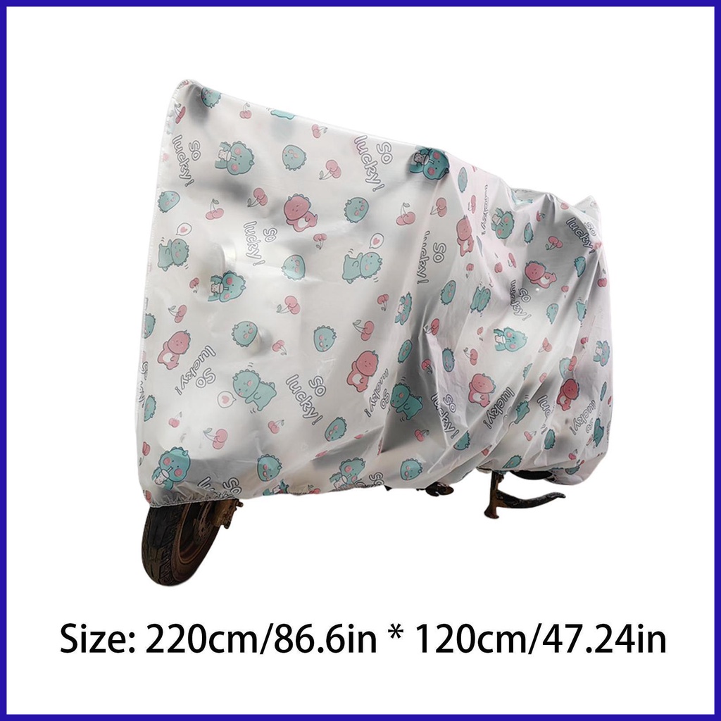 Vỏ Bọc Xe Máy Scooter Chống Mưa Nắng Ngoài Trời In Hình Dễ Thương